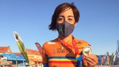 Amparo Chapa subcampeona de Espa&ntilde;a de XCE.