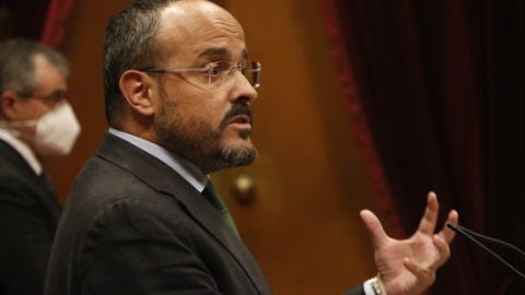 Alejandro Fern&aacute;ndez, en una intervenci&oacute; al Parlament.