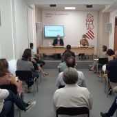 Reunión de Antonio Such y Antonia Moreno con los alcaldes de los municipios esta mañana