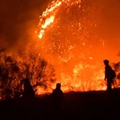 Imagen de archivo del incendio ocurrido en Sierra Bermeja en septiembre de 2021 Imagen de archivo del incendio ocurrido en Sierra Bermeja en septiembre de 2021