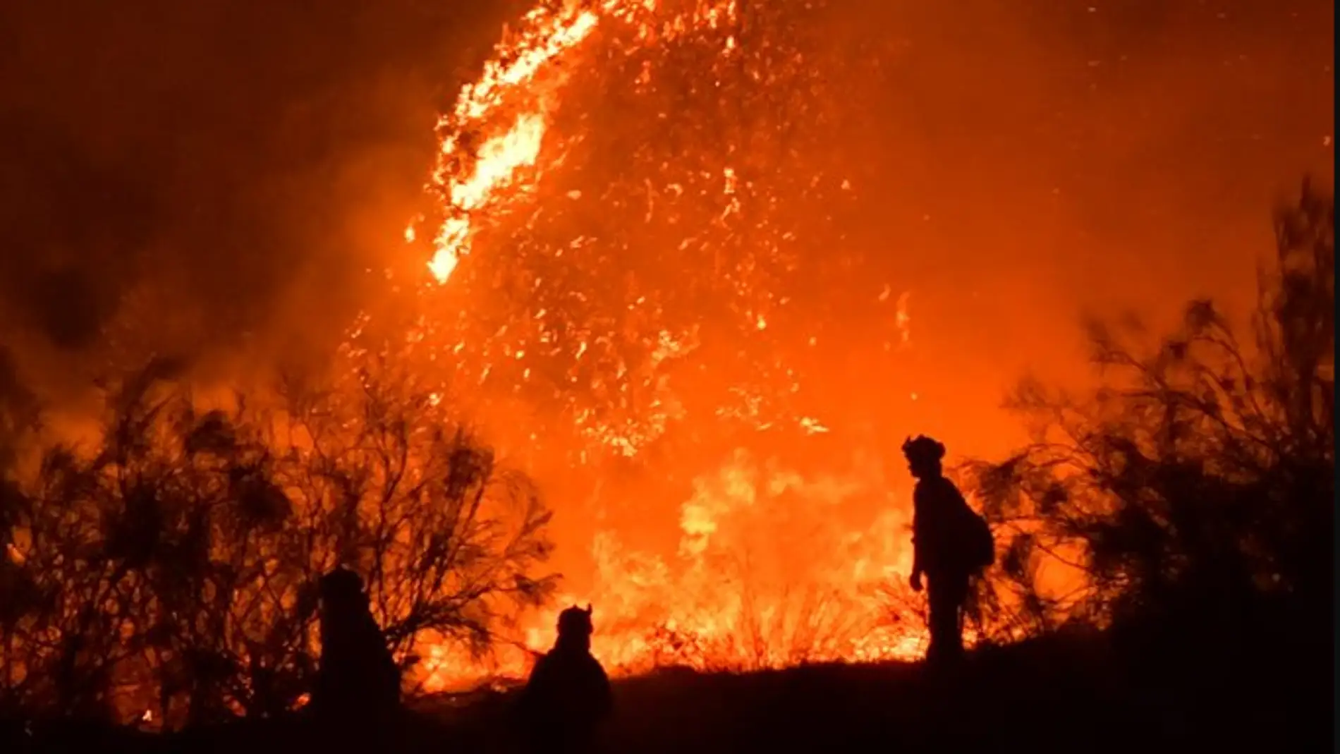 Imagen de archivo del incendio ocurrido en Sierra Bermeja en septiembre de 2021