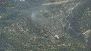 Extinguido el incendio en Villaverde de Guadalimar Extinguido el incendio en Villaverde de Guadalimar