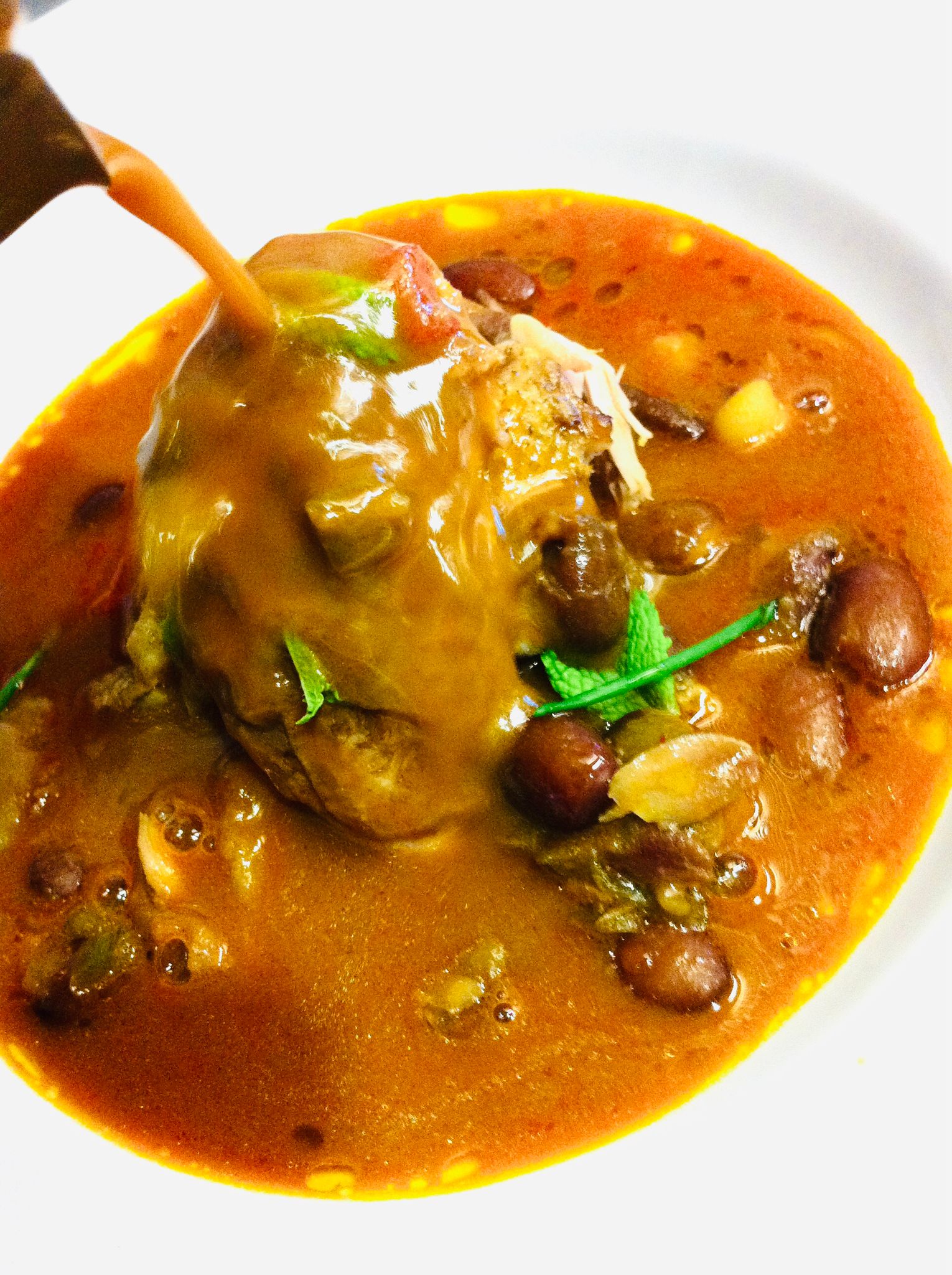 Judías con perdiz estofada Judías con perdiz estofada