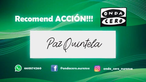 Recomend ACCION!!! con Paz Quintela