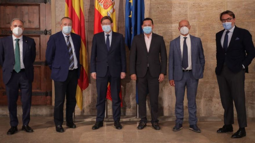 Los equipos valencianos se han reunido hoy con Ximo Puig Los equipos valencianos se han reunido hoy con Ximo Puig