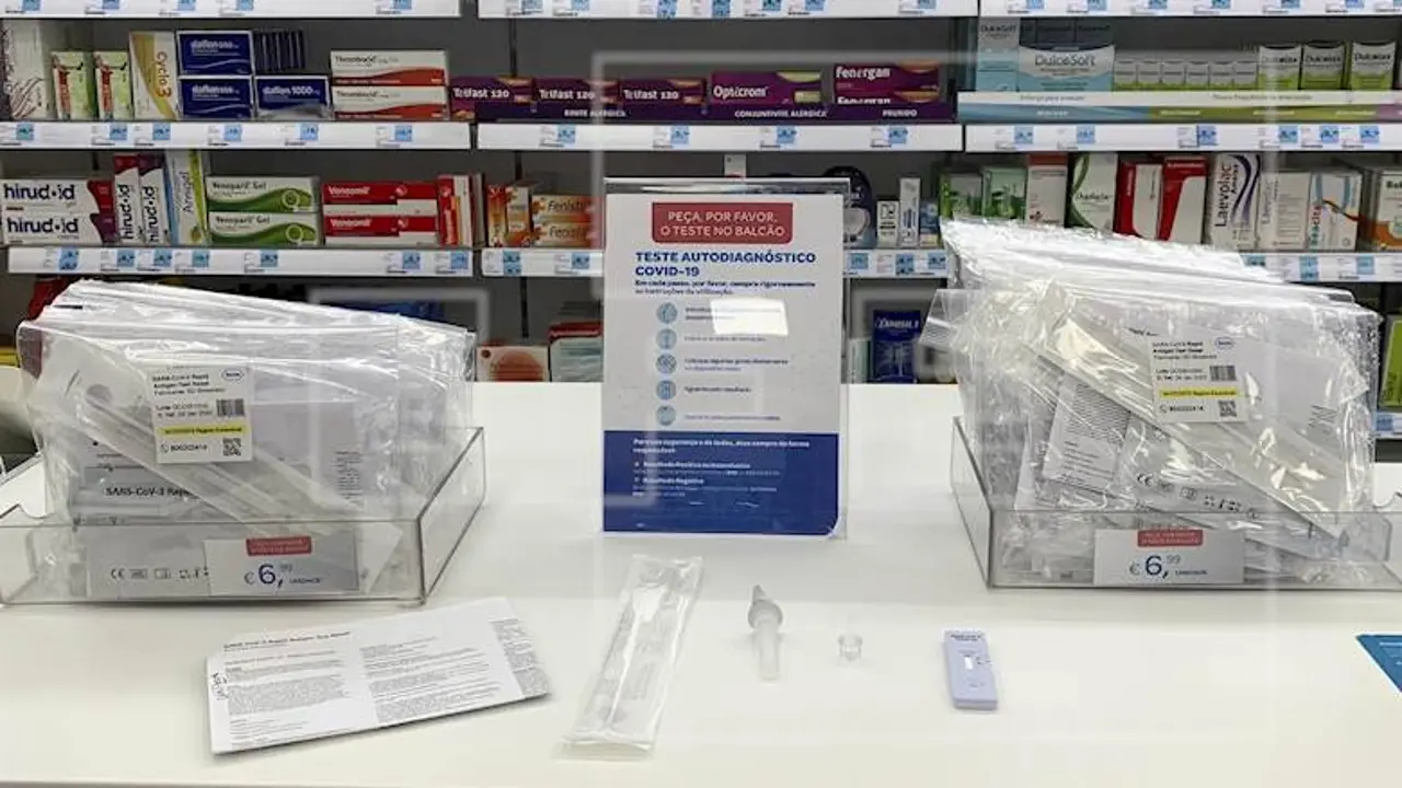 Test de autodiagnóstico del coronavirus.