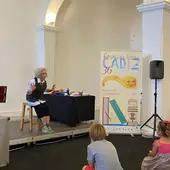 Una de las actividades de la Feria del libro de Cádiz Una de las actividades de la Feria del libro de Cádiz