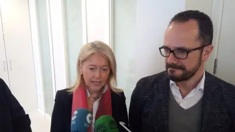 Cristina Coto e Ignacio Blanco, de VOX Asturias Cristina Coto e Ignacio Blanco, de VOX Asturias