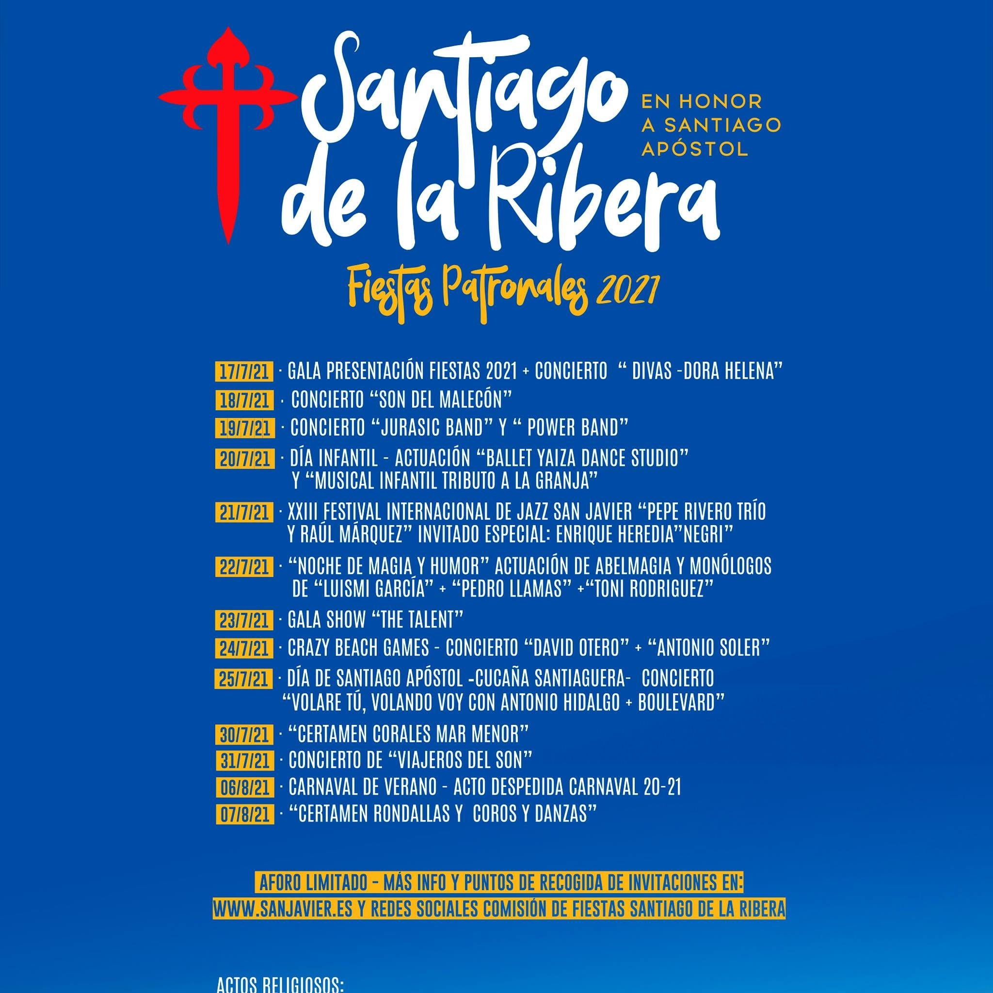 Santiago de la Ribera recupera sus fiestas Santiago de la Ribera recupera sus fiestas