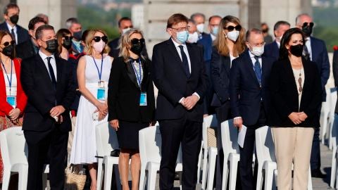 Ximo Puig, homenaje a las v&iacute;ctimas del COvid, Madrid