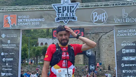 Borja Fernández Borja Fernández tras lograr la medalla de bronce en el Mundial de Ultra Skyrunning en Vall de Boi