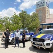 La Policía Local de Orihuela incorpora dos vehículos todoterreno a su parque móvil 
