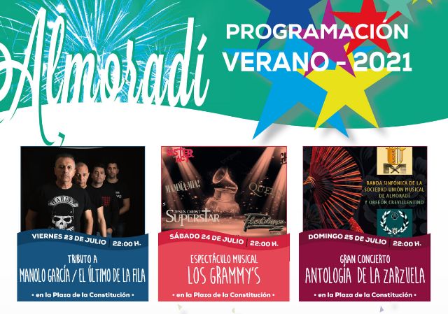 Almoradí programa espectáculos al aire libre durante todo el mes de julio verano 2021 Almoradí programa espectáculos al aire libre durante todo el mes de julio verano 2021