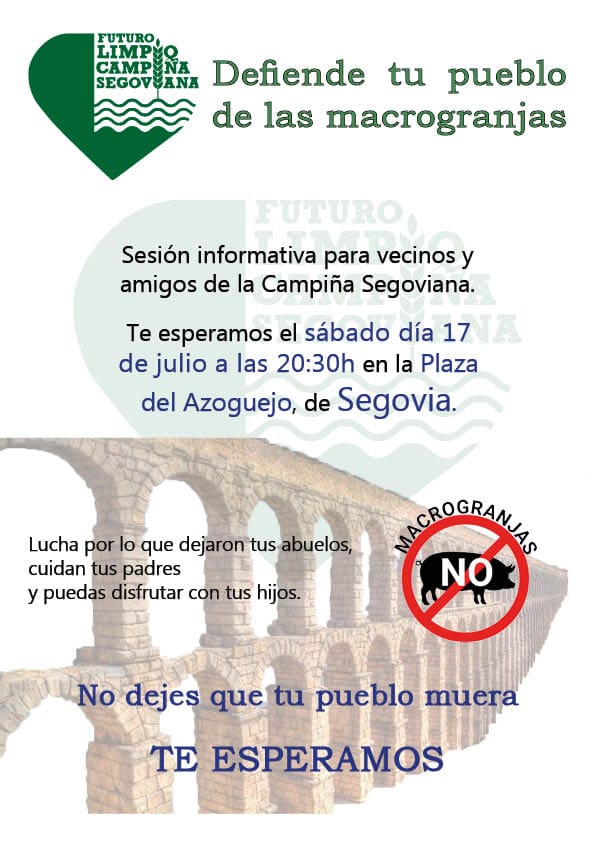 Sesión informativa sobre las macrogranjas Sesión informativa sobre las macrogranjas