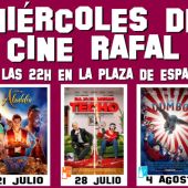 Rafal apuesta por la cultura segura con el retorno a la Plaza de España de los ‘Miércoles de cine’ este verano 