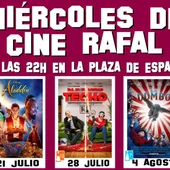 Rafal apuesta por la cultura segura con el retorno a la Plaza de España de los ‘Miércoles de cine’ este verano Rafal apuesta por la cultura segura con el retorno a la Plaza de España de los ‘Miércoles de cine’ este verano