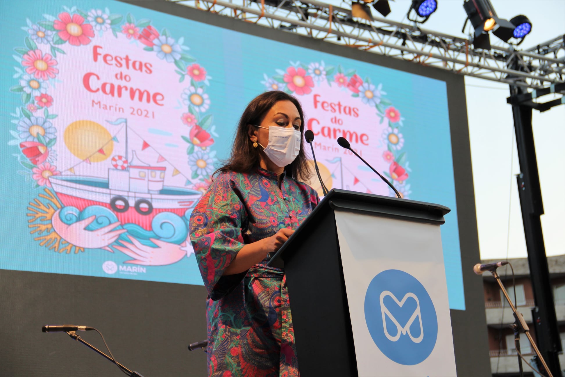 María Ramallo: “Renunciamos aos fogos de artificio pero mantemos a programación das Festas do Carme” María Ramallo: “Renunciamos aos fogos de artificio pero mantemos a programación das Festas do Carme”