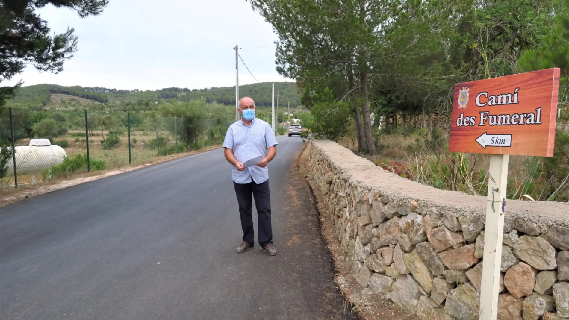 Sant Antoni finaliza las obras del proyecto de asfaltado en el municipio