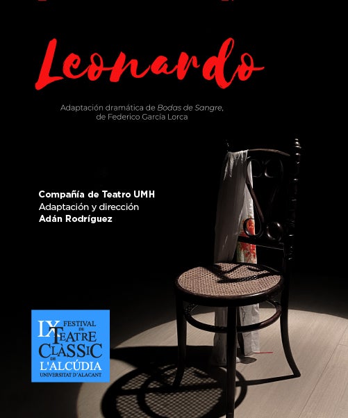 El grupo de teatro de la UMH representa 'Leonardo' este jueves en La Alcudia El grupo de teatro de la UMH representa 'Leonardo' este jueves en La Alcudia