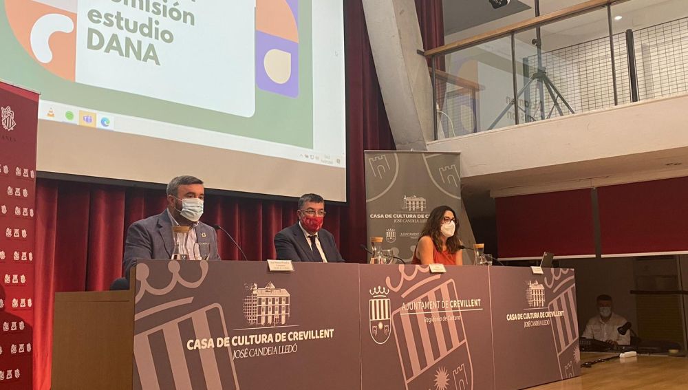 Presentación en Crevillent del dictamen de la comisión de la DANA.