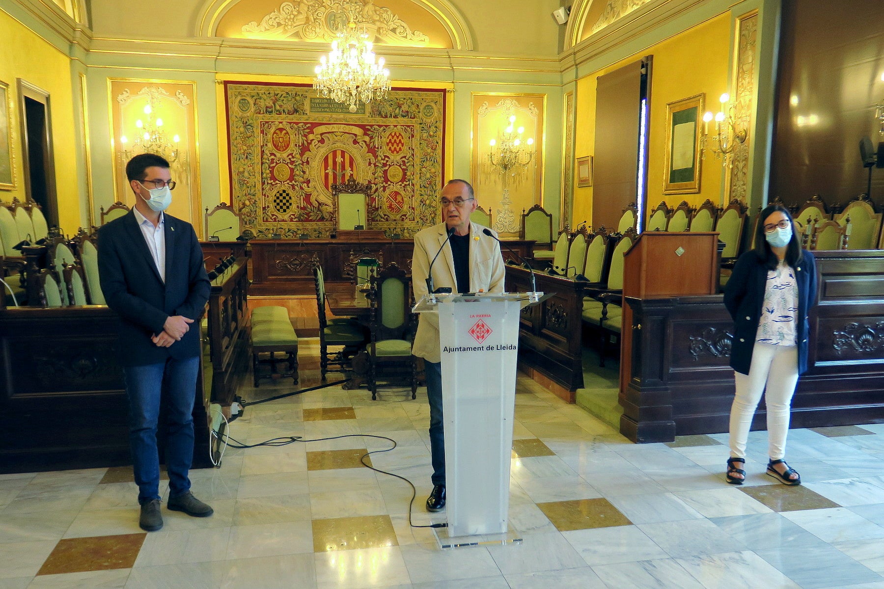 Es trenca el tripartit a la Paeria amb la sortida del Comú de Lleida de l'equip de govern Es trenca el tripartit a la Paeria amb la sortida del Comú de Lleida de l'equip de govern