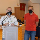 Nacho Sánchez y Antonio Gallego durante la rueda de prensa Nacho Sánchez y Antonio Gallego durante la rueda de prensa