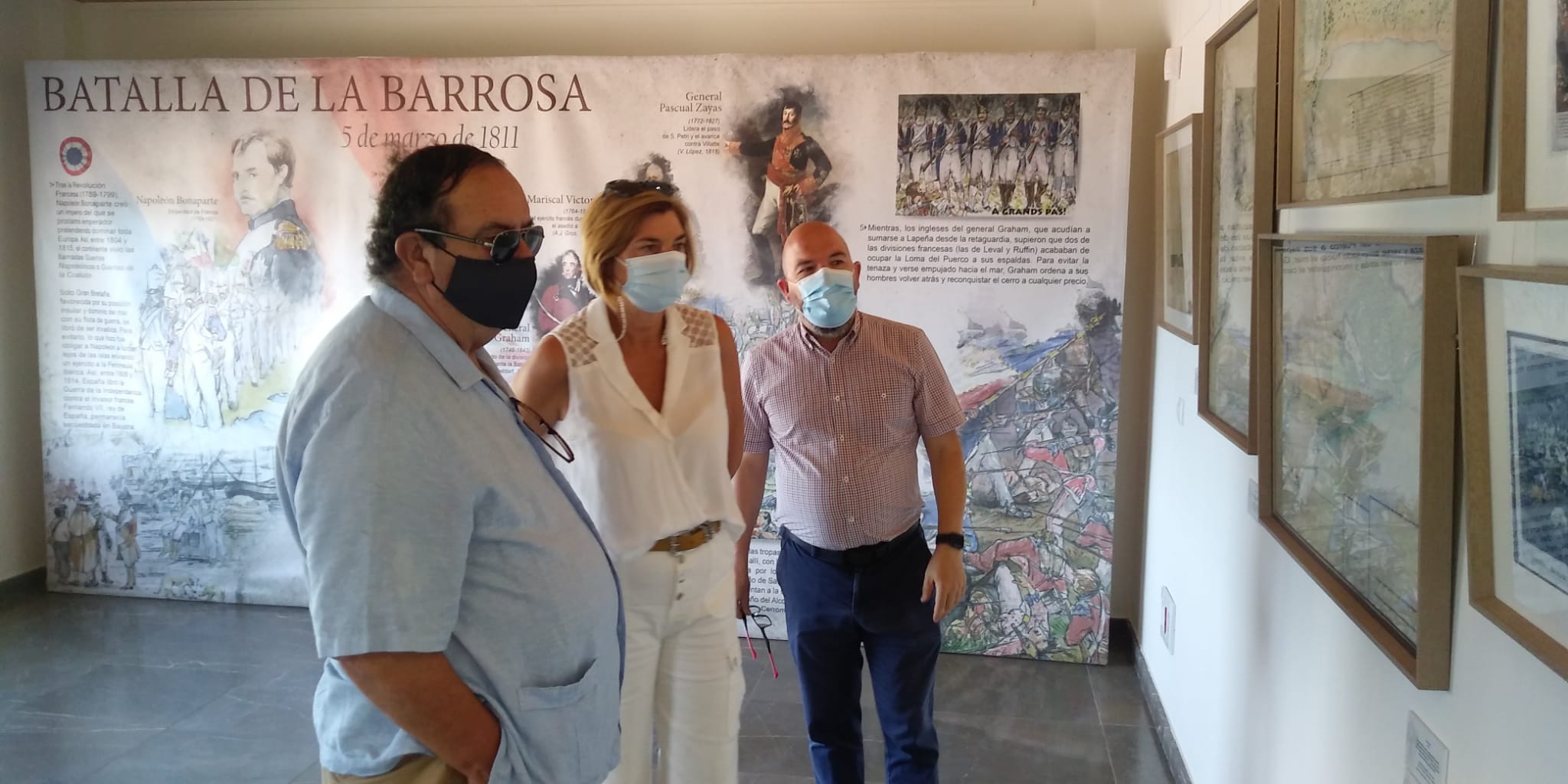 Inaugurada una exposición didáctica sobre la Batalla de La Barrosa Inaugurada una exposición didáctica sobre la Batalla de La Barrosa