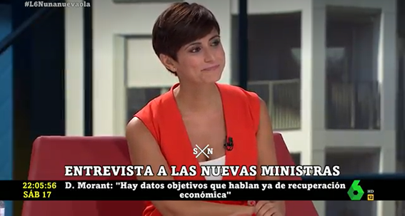 Isabel Rodríguez, nueva portavoz del Gobierno: "El cambio no solo es de personas, también de una etapa muy dura" Isabel Rodríguez, nueva portavoz del Gobierno: "El cambio no solo es de personas, también de una etapa muy dura"
