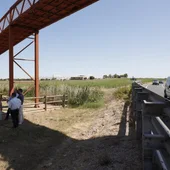 Una imagen de la vía verde a su paso a Rota Una imagen de la vía verde a su paso a Rota