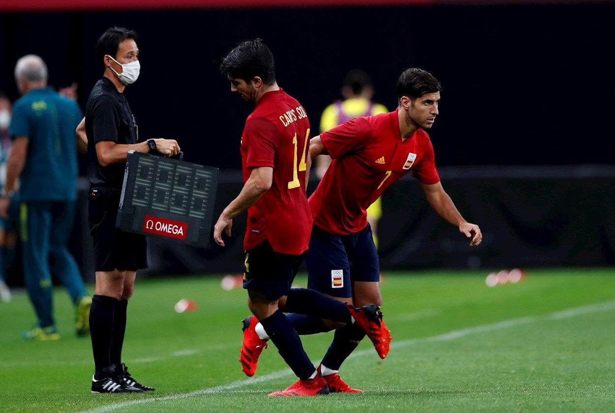 Marco Asensio y Mikel Merino serán titulares contra Argentina Marco Asensio y Mikel Merino serán titulares contra Argentina