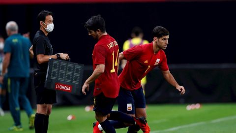 Marco Asensio ante Australia
