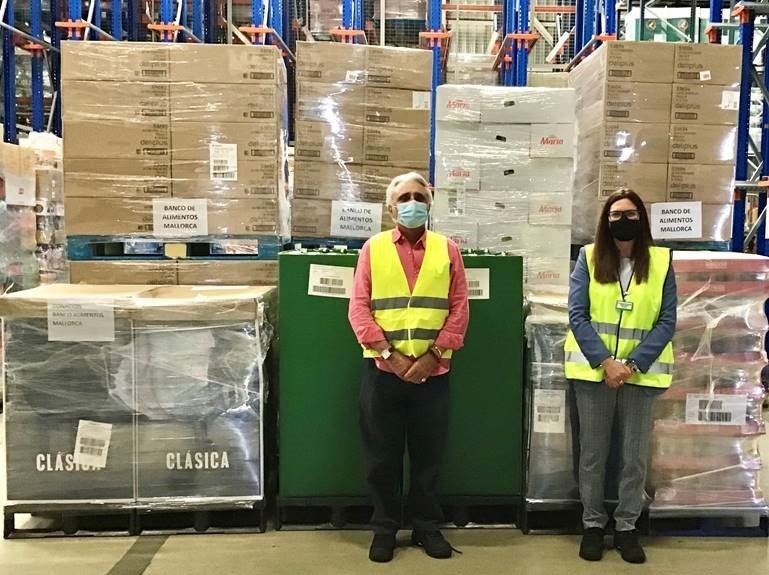 Mercadona dona 20 toneladas de productos de primera necesidad a la Fundación Banco De Alimentos de Malloca Mercadona dona 20 toneladas de productos de primera necesidad a la Fundación Banco De Alimentos de Malloca