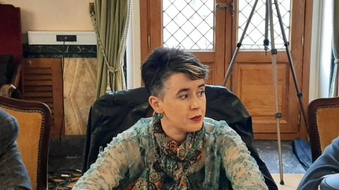 Luc&iacute;a Falc&oacute;n, concejala del PSOE en Oviedo.