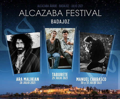 El Alcazaba Festival de Badajoz contará con un "amplio despliegue de seguridad anticovid" en sus cuatro conciertos El Alcazaba Festival de Badajoz contará con un "amplio despliegue de seguridad anticovid" en sus cuatro conciertos