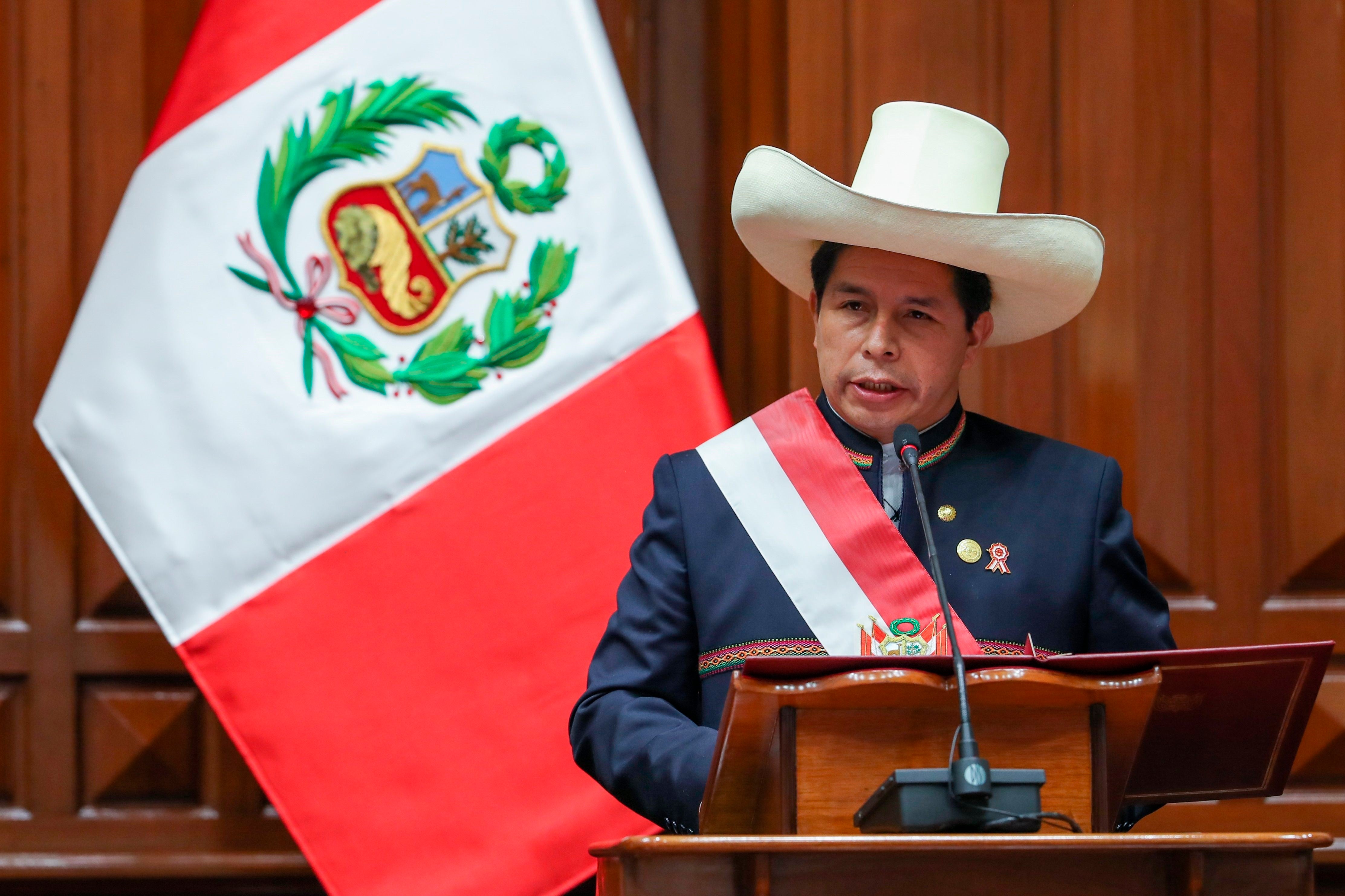 Pedro Castillo, el nuevo presidente de Perú, promete expulsar del país a "los delincuentes inmigrantes" en 72 horas Pedro Castillo, el nuevo presidente de Perú, promete expulsar del país a "los delincuentes inmigrantes" en 72 horas