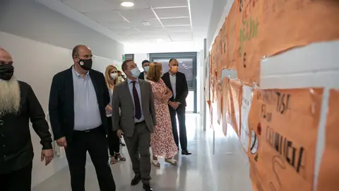 García-Page, durante la inauguración en Tarancón García-Page, durante la inauguración en Tarancón