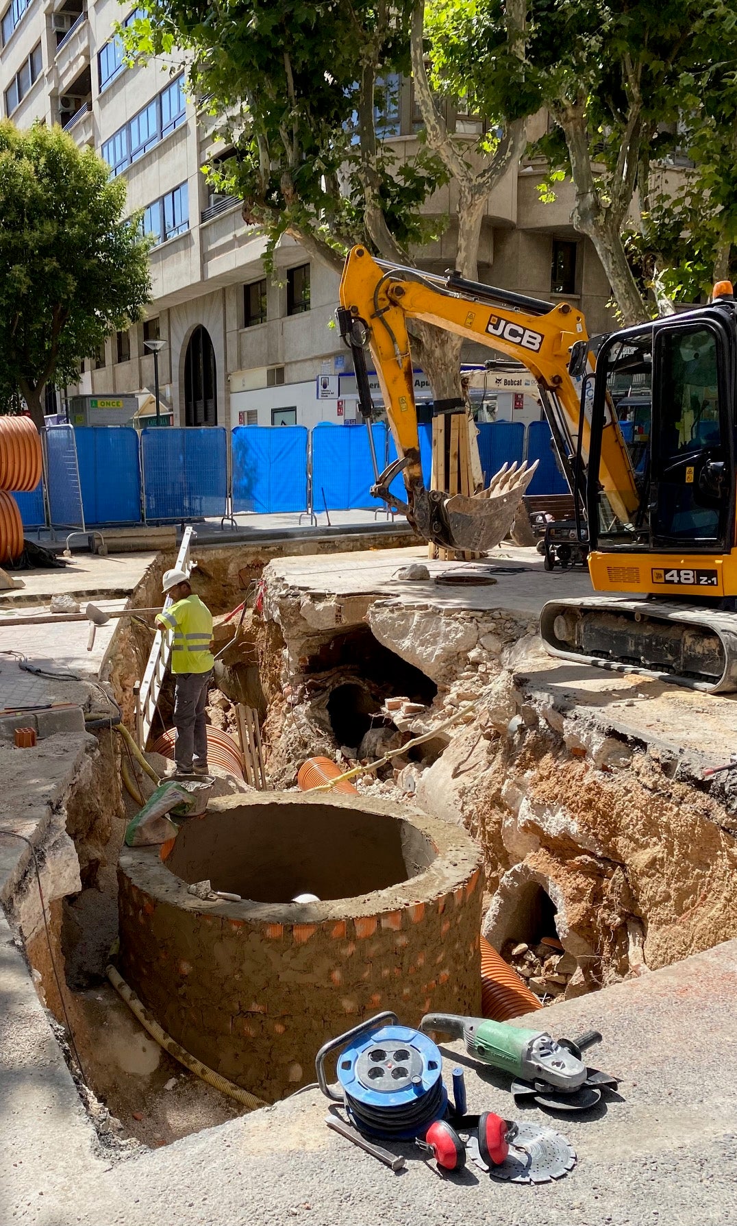 La bóveda hallada en las obras de peatonalización del Paseo de la Libertad no es de relevancia patrimonial La bóveda hallada en las obras de peatonalización del Paseo de la Libertad no es de relevancia patrimonial