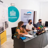 Instantes de la rueda de prensa hoy en Cádiz Instantes de la rueda de prensa hoy en Cádiz