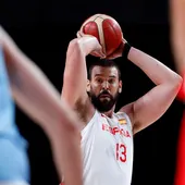 Marc Gasol durante un partido con la selección española Marc Gasol durante un partido con la selección española