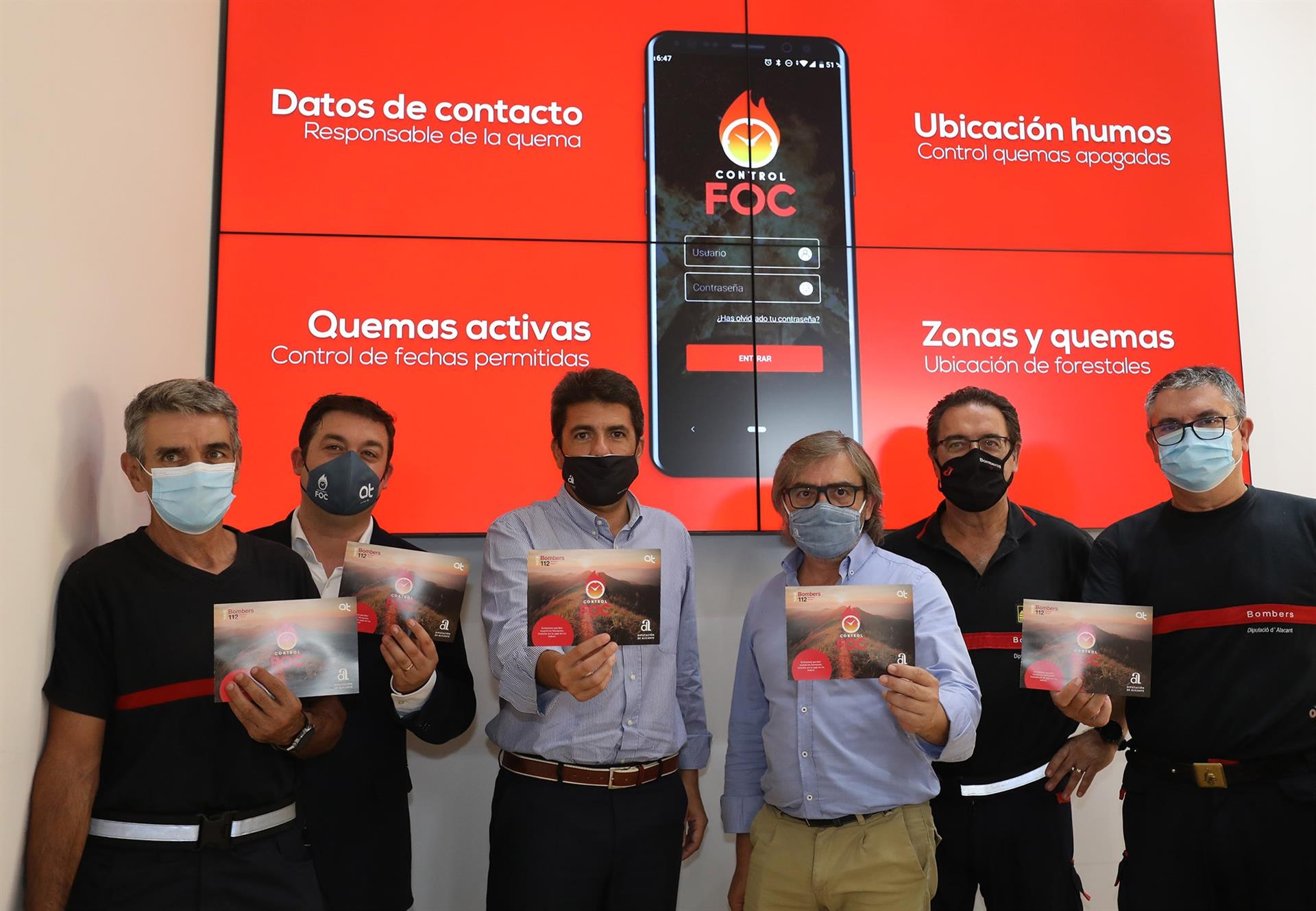 Los bomberos de la Diputación, pioneros en el uso de una app para controlar y monitorizar quemas agrícolas Los bomberos de la Diputación, pioneros en el uso de una app para controlar y monitorizar quemas agrícolas