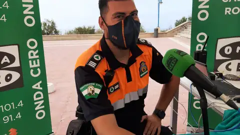 Borja Solero, protección civil de Chiclana Borja Solero, protección civil de Chiclana