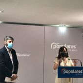 Gerardo Olivan y Gemma Allué hacen balance del curso político en Huesca