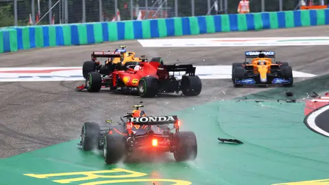 La salida del GP de Hungría La salida del GP de Hungría