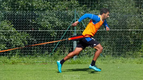 Celso Borges Regresó a Abegondo