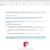 Autocita vacuna coronavirus en Cantabria