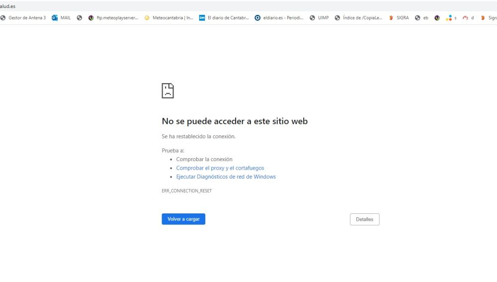 Problemas acceder a la autocita de la vacunación Covid en Cantabria