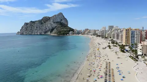 Playa de La Fossa en Calp Playa de La Fossa en Calp