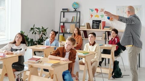 Aula con ni&ntilde;os