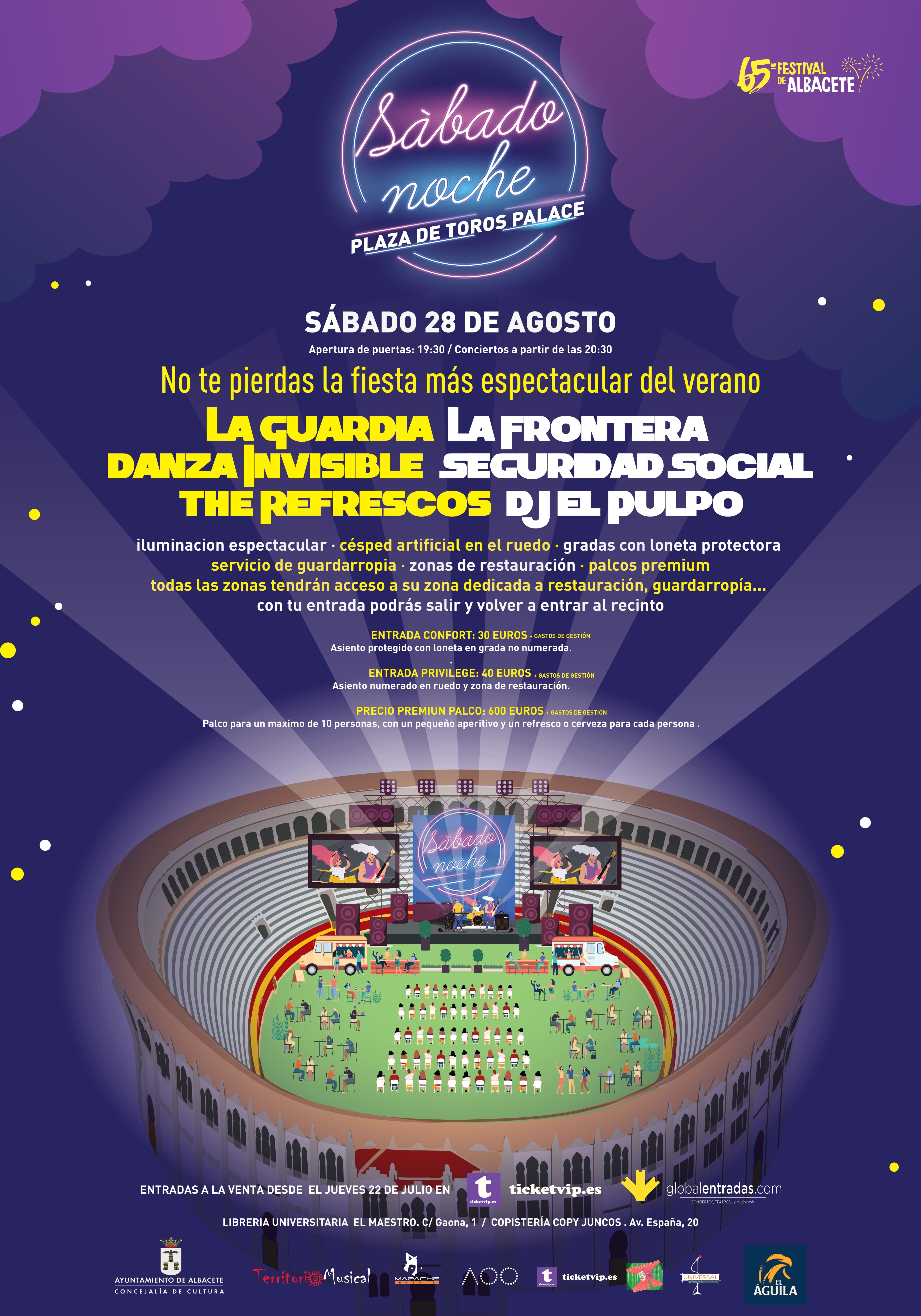 Comienza el Festival sábado noche en la Plaza de Toros de Albacete Comienza el Festival sábado noche en la Plaza de Toros de Albacete