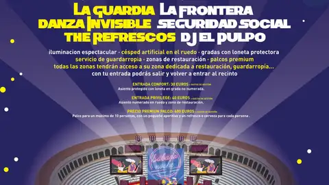 Festival sábado noche en la plaza de Toros Palace Festival sábado noche en la plaza de Toros Palace